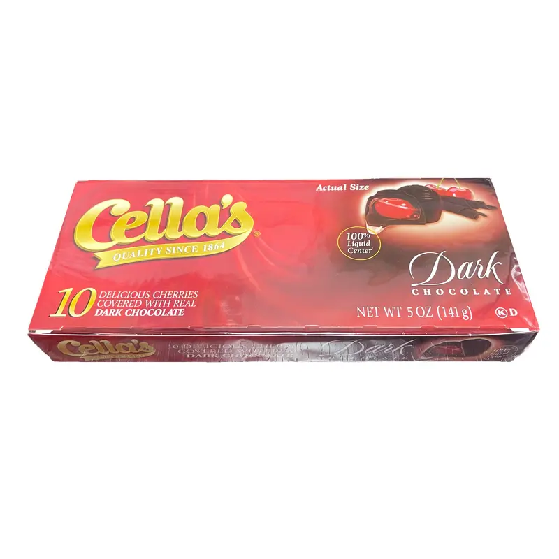 Cella's Dark Chocolate Covered Cherries 5oz Gift Box