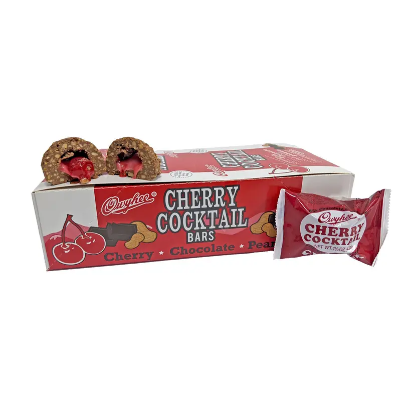 Cherry Cocktail 1.5oz Candy Bar or 18 Count