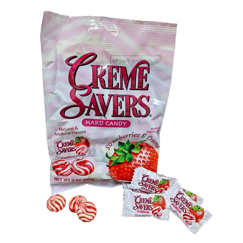 Creme Savers Strawberries and Creme 3oz Bag