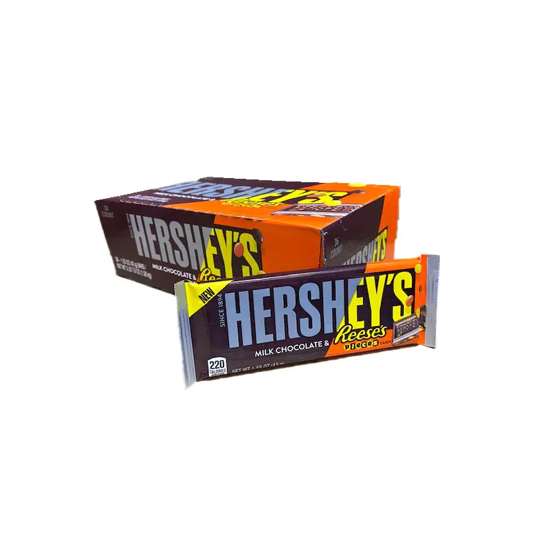 DISCONTINUED ITEM - Hershey's and Reese's Milk Chocolate with Reese's Pieces 1.55oz Candy Bar or 36 Count Box