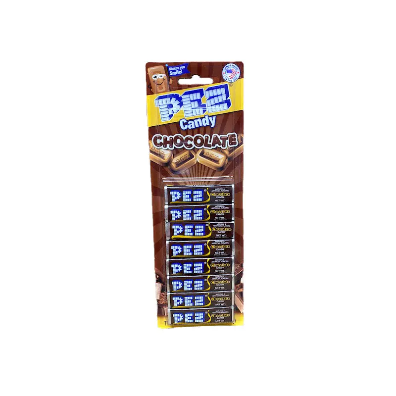DISCONTINUED ITEM - PEZ Refills Chocolate 2.32oz Blister Pack or 12 Count Box