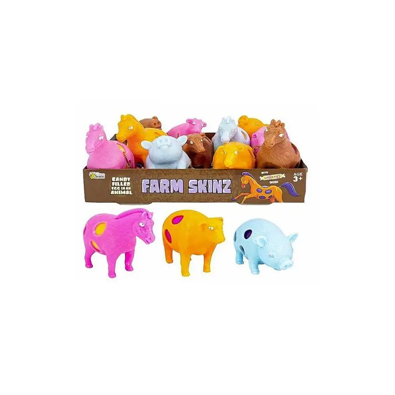 DISCONTINUED ITEM - Skinz Farm Animal with Smarties 12 Count Box