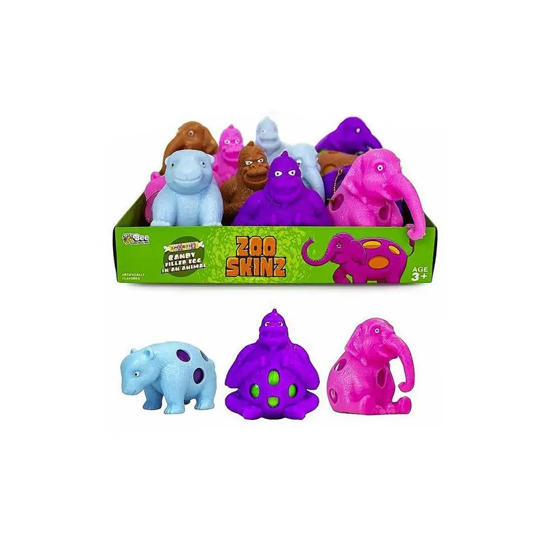 DISCONTINUED ITEM - Skinz Zoo Animal with Smarties 12 Count Box