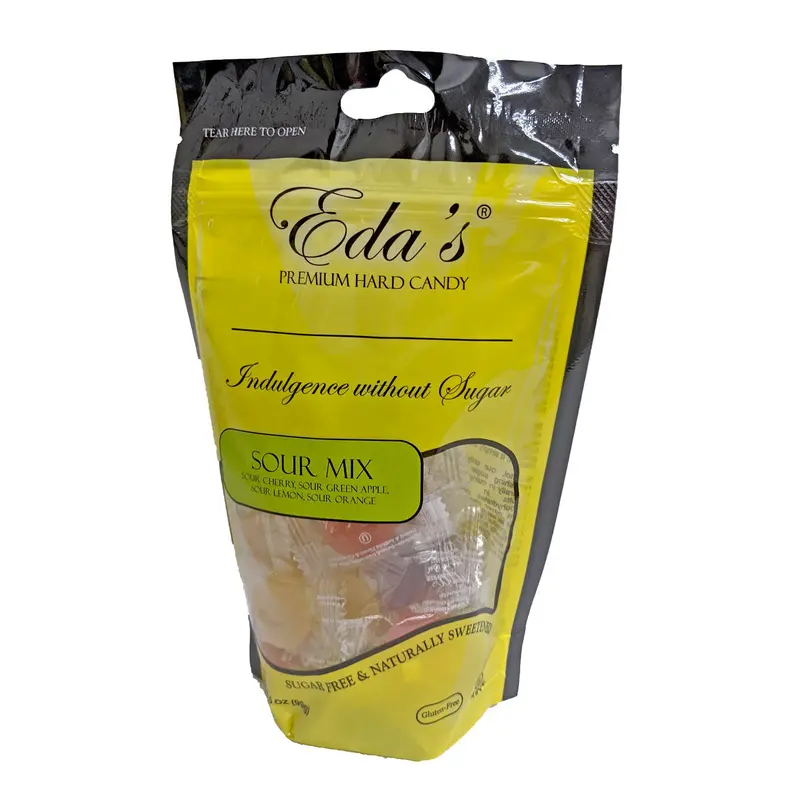 Eda's Sugar Free Hard Candy Sour Mix 3.5oz or 12 Count Box