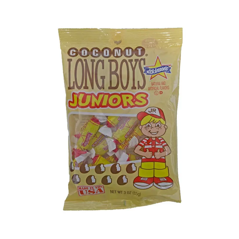 Long Boys Juniors Coconut 3oz Bag or 12 Count Box