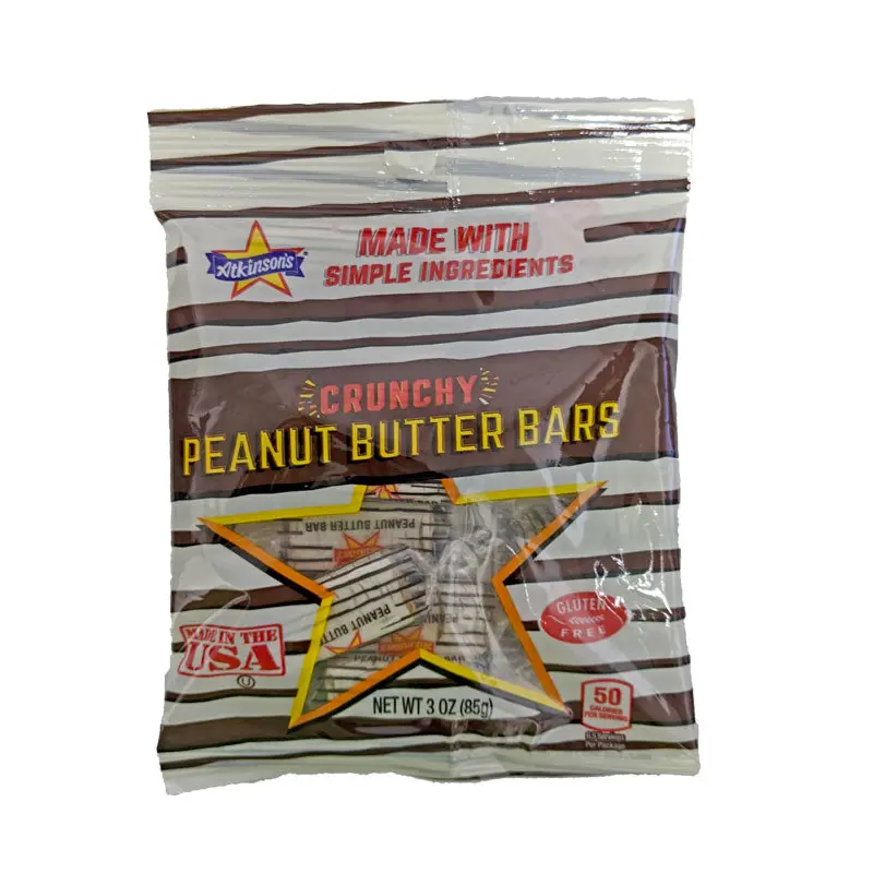 Peanut Butter Bars 3oz Bag or 12 Count Box