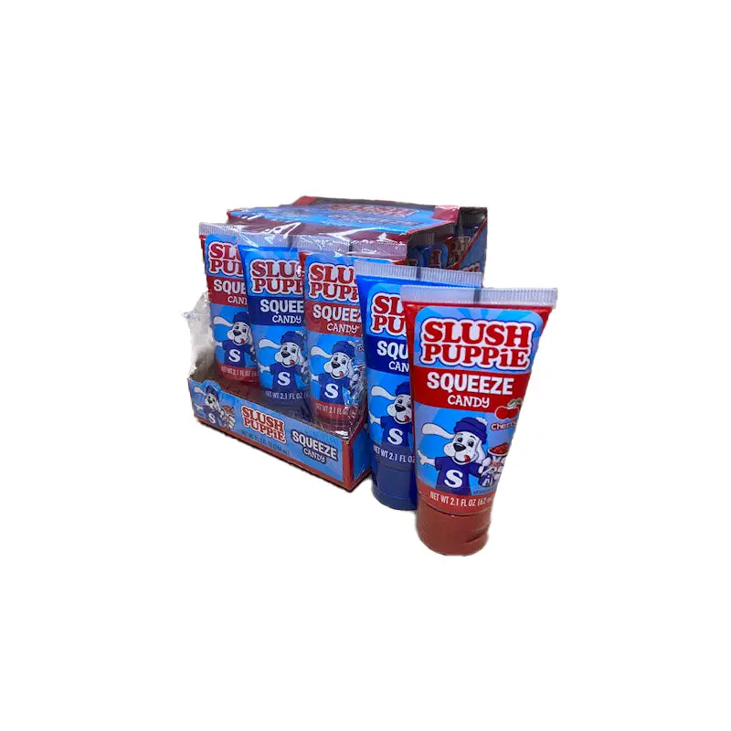 Slush Puppie Squeeze Candy 2.1oz Bottle or 12 Count Box