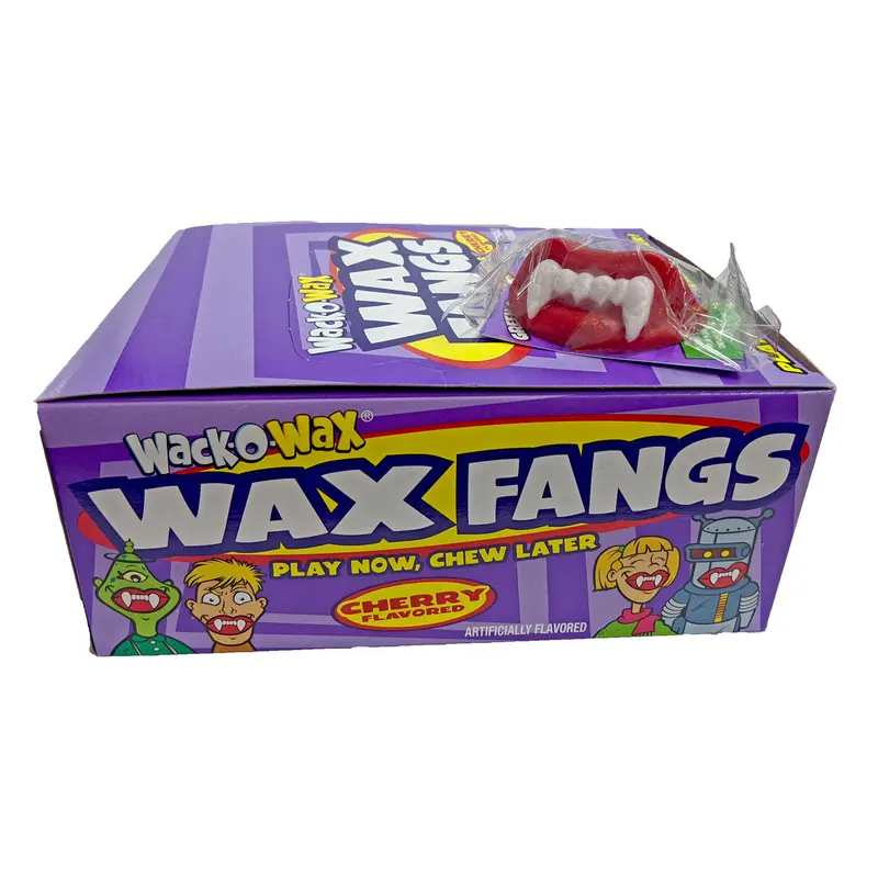 Wax Fangs .5oz Piece or 24 Count Box