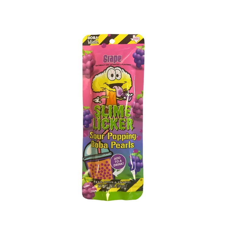 Boba Vida Popping Pearls 3oz Bag Slime Licker Grape