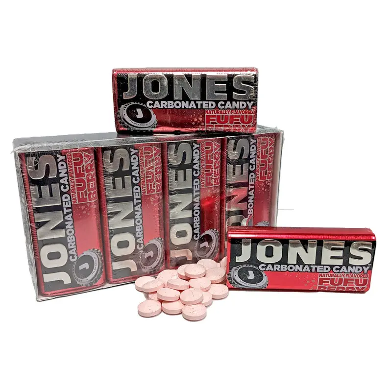 Jones Soda Carbonated Candy 38gram FuFu Berry