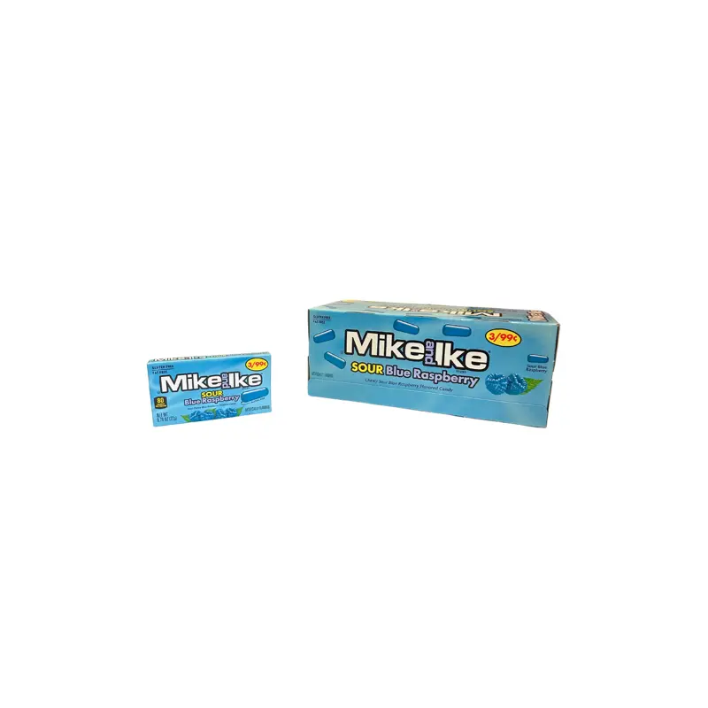 Mike And Ike .78oz Box Sour Blue Raspberry