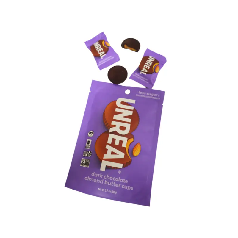 Unreal 3.2oz Bag Dark Chocolate Almond Butter Cups
