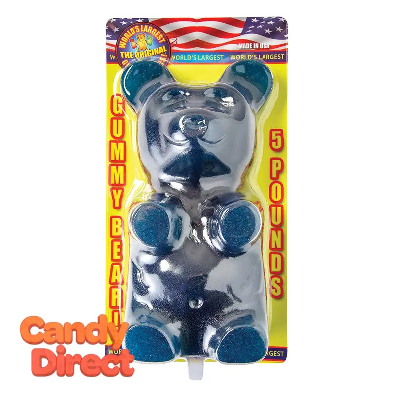 Assorted Flavors Five-Pound Gummy Bear - 3ct