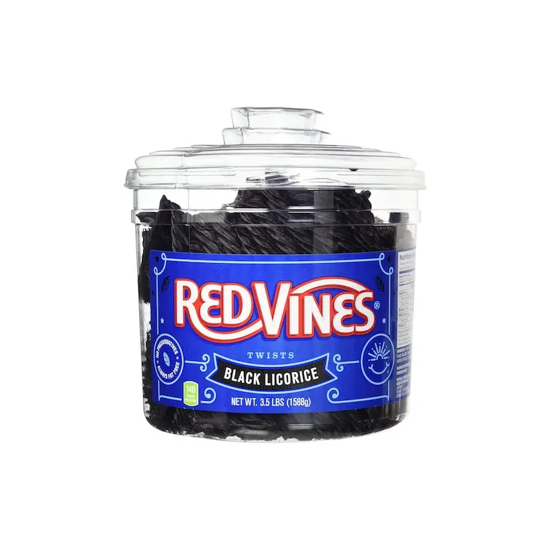 Red Vines - Black Twists 56oz Tub