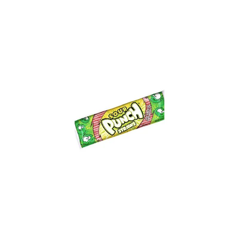 Sour Punch Straws King Size - Watermelon 24ct
