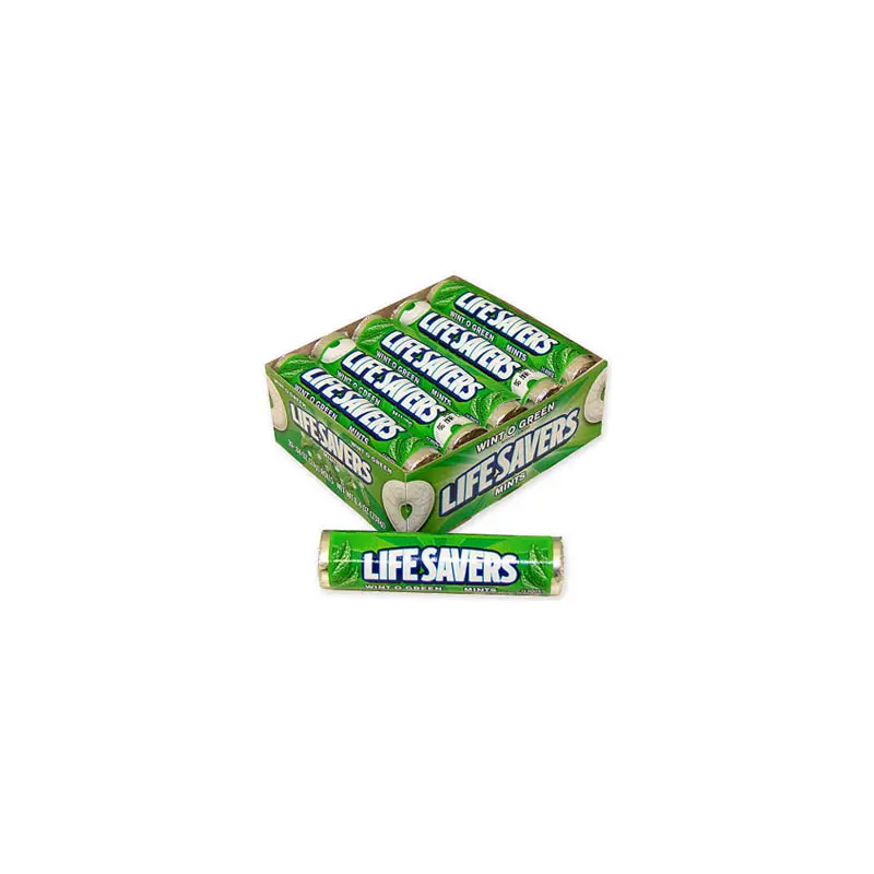 Wintogreen Lifesavers Rolls - 20 Rolls