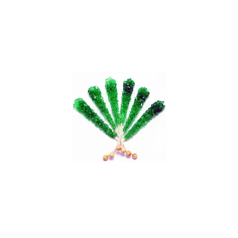 Lime Rock Candy Sticks - Unwrapped 120ct