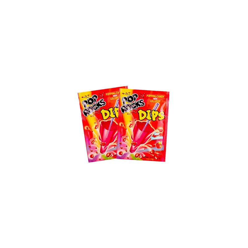 Pop Rocks Dips Sour Strawberry - 18ct