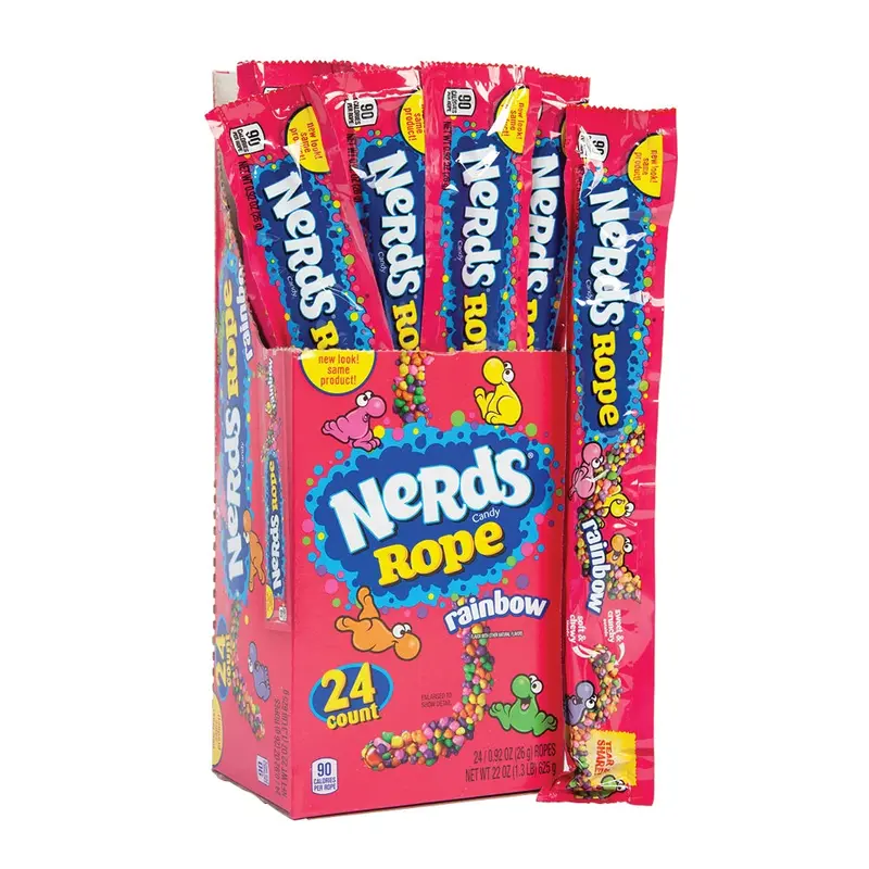 Rainbow Nerds Ropes - 24ct