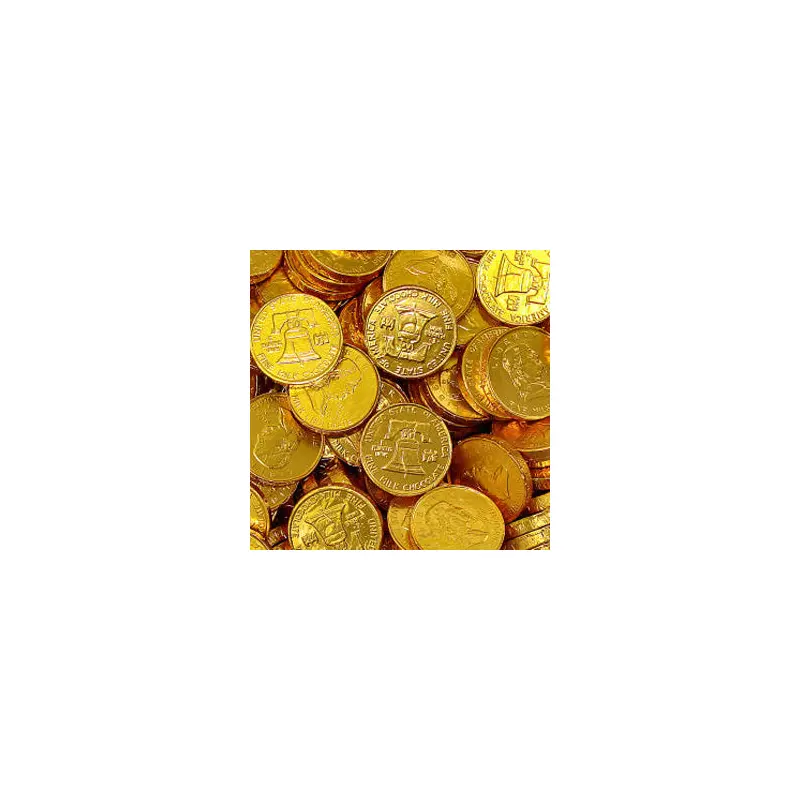 Gold Foil Chocolate Coins 1.5-Inch - 6lb