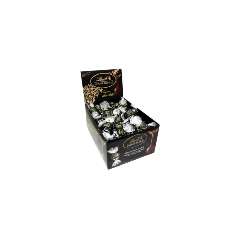 Lindt Lindor Truffles - Extra Dark 60% Cacao 60ct