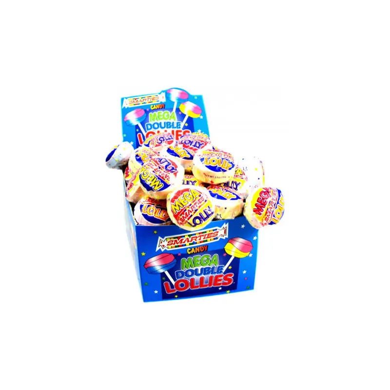 Mega Smarties Pops - Wrapped 24ct