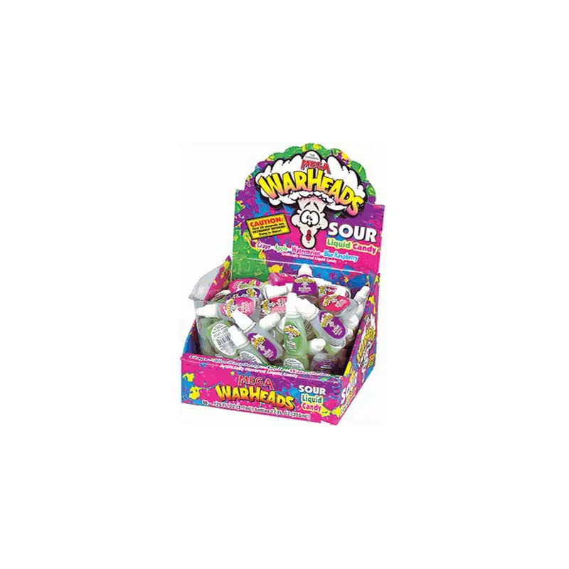 Warheads Liquid Candy Bottles - 24ct