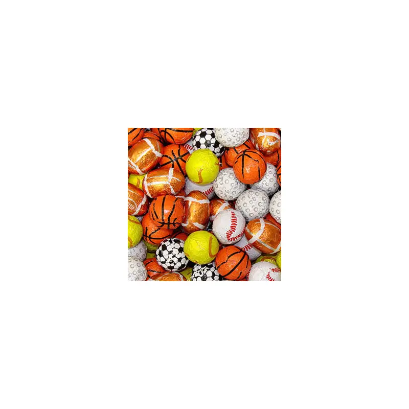 Chocolate Sports Balls Assorted - 5lb Bag