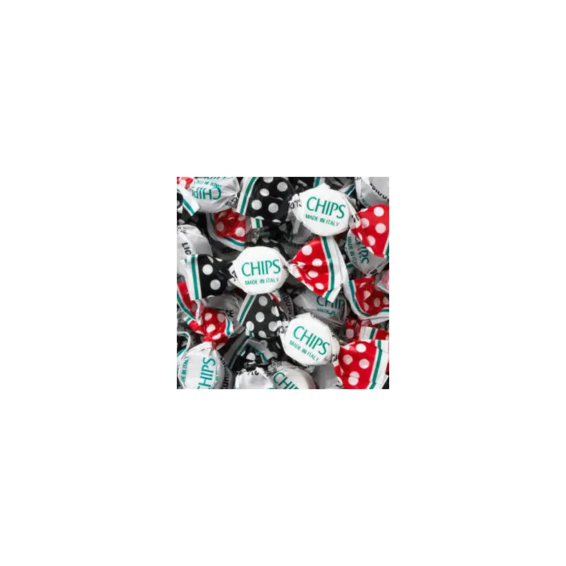 Puntini Chips Licorice - 3.4lb Bag