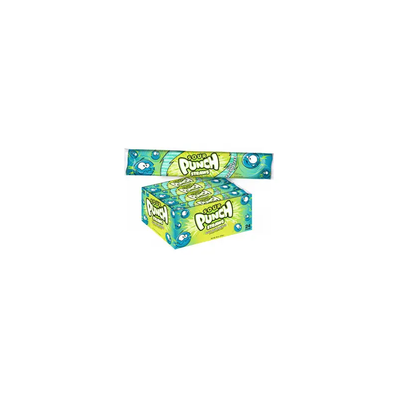 Sour Punch Straws 2oz Packs - Blue Raspberry 24ct