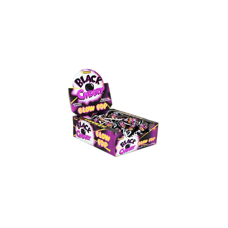 Black Cherry Blow Pops - 48ct Box