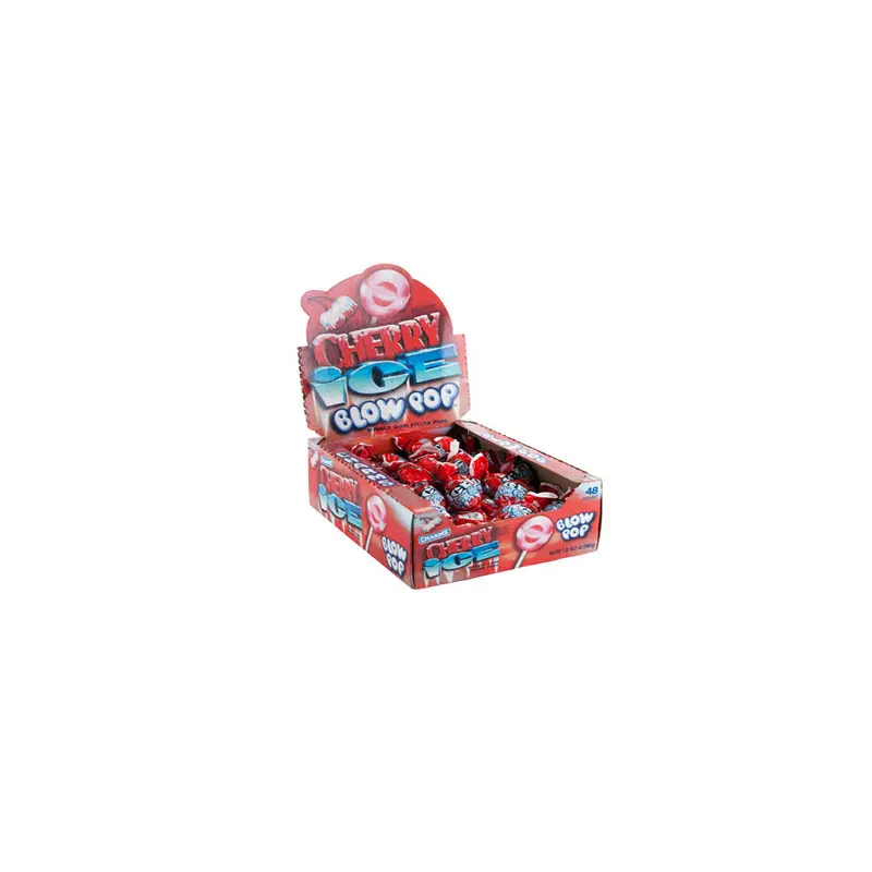 Cherry Ice Blow Pops - 48ct Box