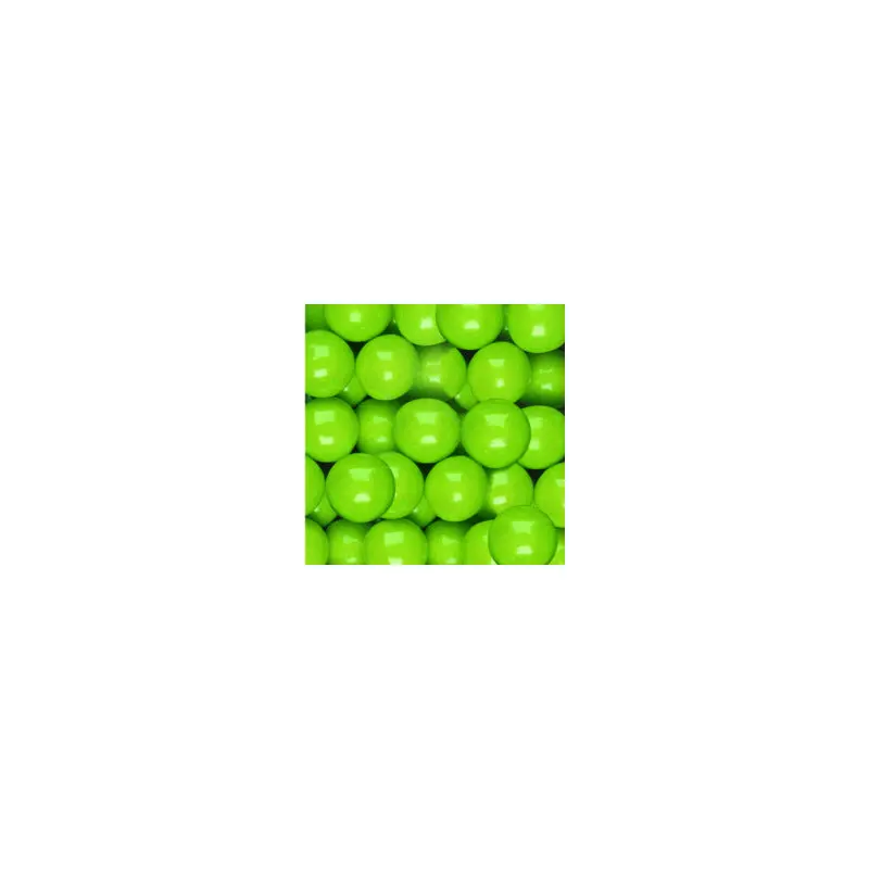 Green Apple Bubble Gum Balls 1-inch - 850ct
