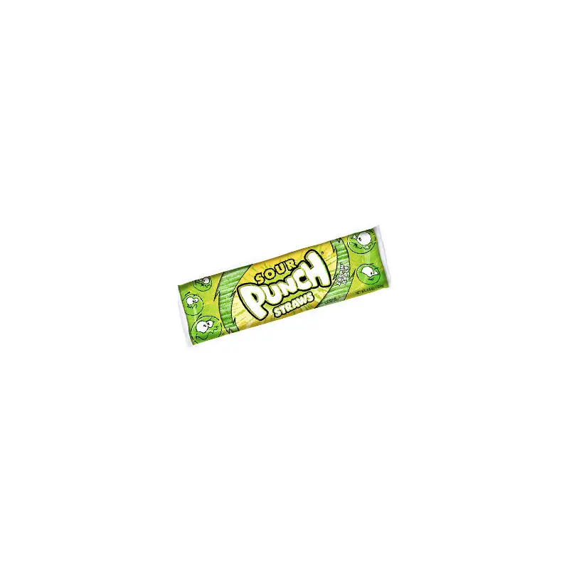 Sour Punch Straws King Size - Apple 24ct