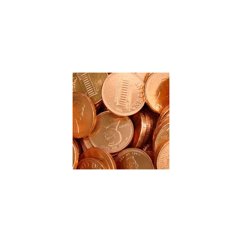 Copper Penny Chocolate Coins - 10lb Bag