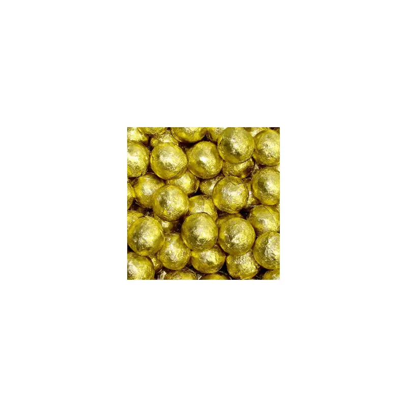 Gold Chocolate Marbles - Foil Wrapped 5lb Bag