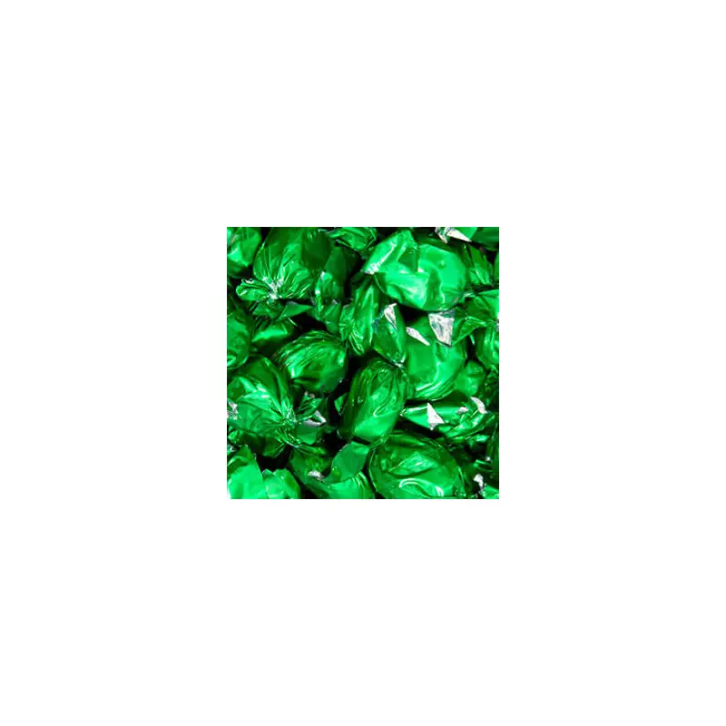 Green Foil Wrapped Hard Candy - Lime 5lb
