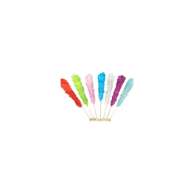 Assorted Rock Candy Sticks - Unwrapped 120ct