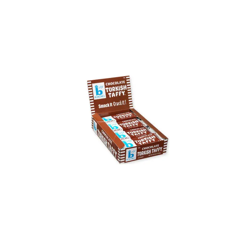 Chocolate Turkish Taffy by Bonomo - 24ct
