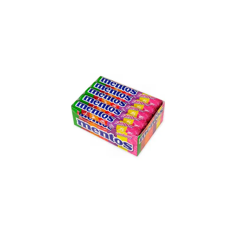 Rainbow Mentos Rolls - 15ct
