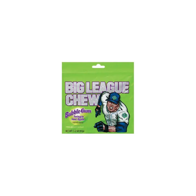 Sour Apple Big League Chew - 12ct