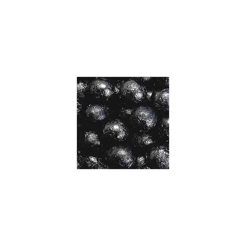 Black Milk Chocolate Balls - Foil 10lb
