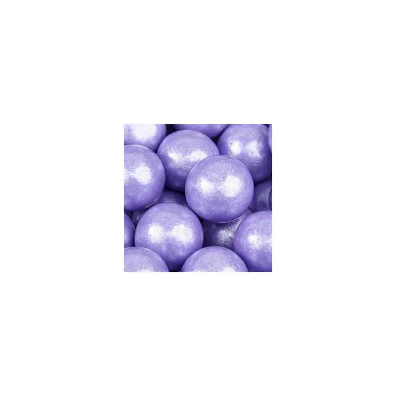 Lavender Shimmer Bubble Gum Balls - 2lb