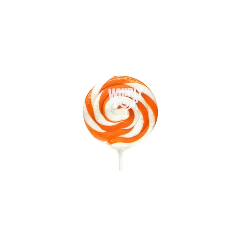 Orange & White Whirly Pops - 24ct