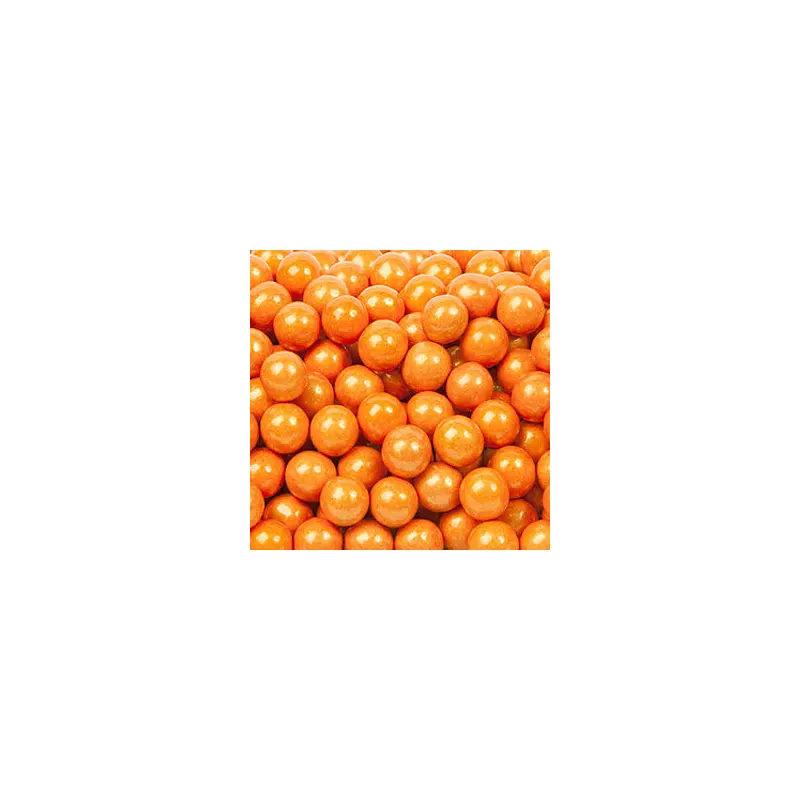 Shimmer Orange Sixlets - Bulk 12lb