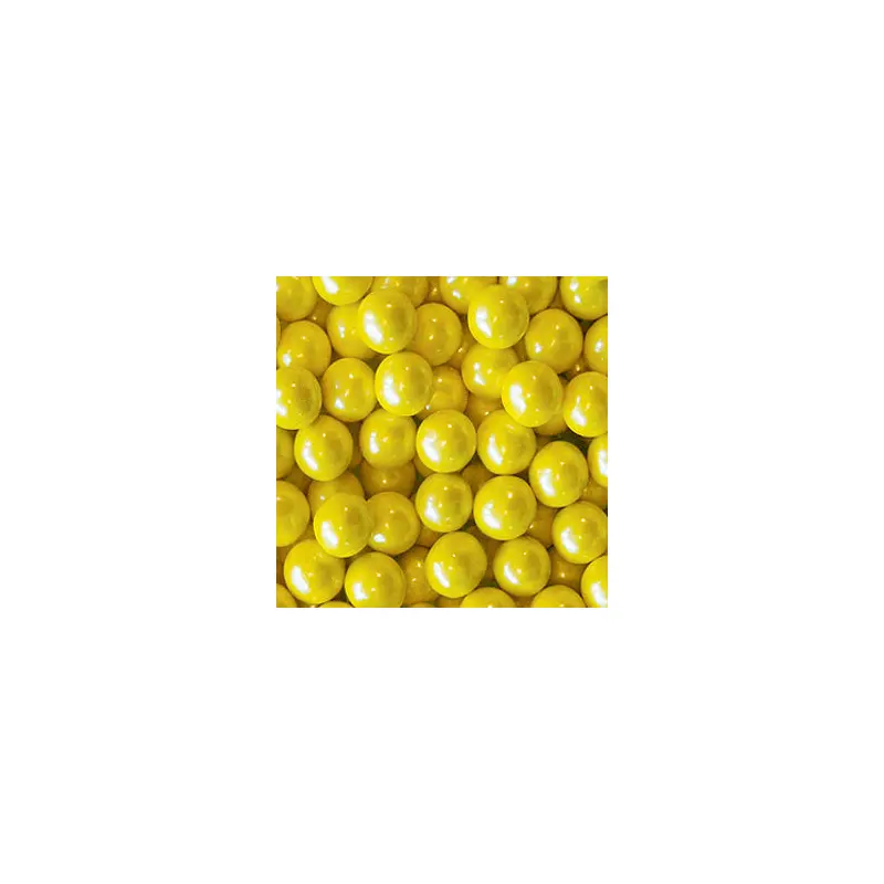 Shimmer Yellow Sixlets - Bulk 12lb