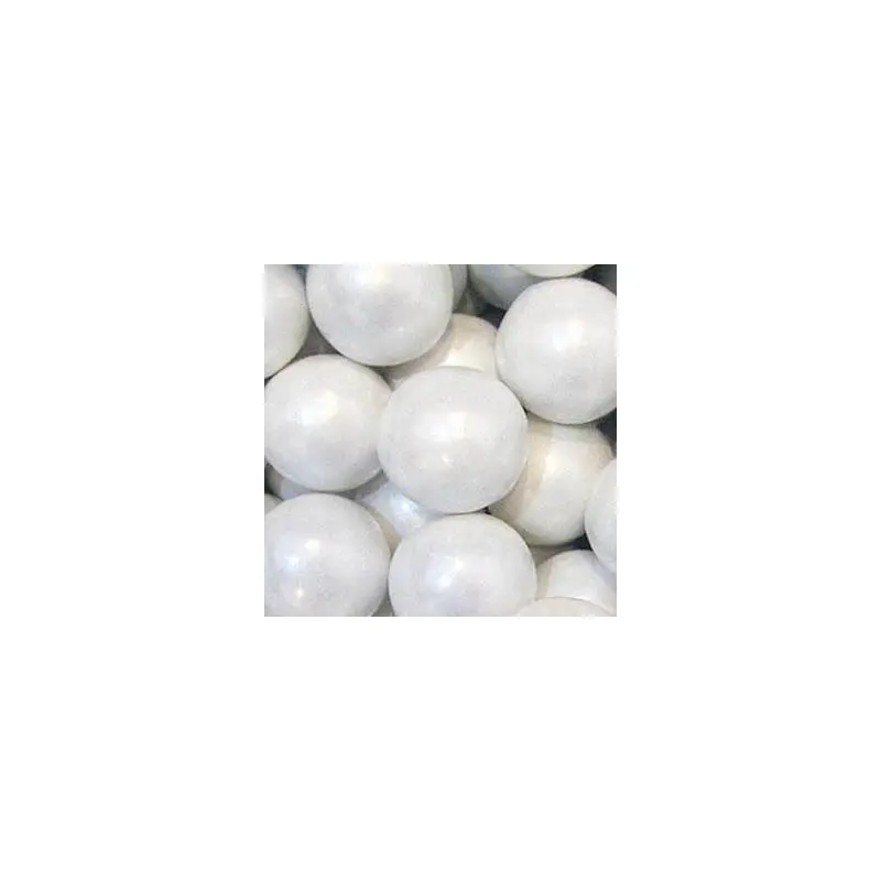 White Shimmer Bubble Gum Balls - 2lb