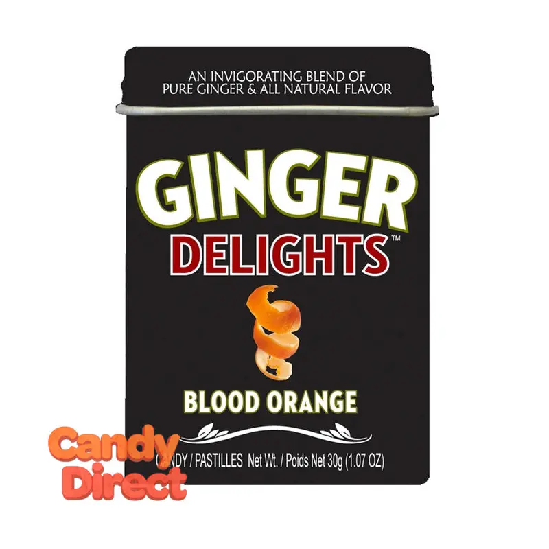 Blood Orange Ginger Delights - 12ct Tins