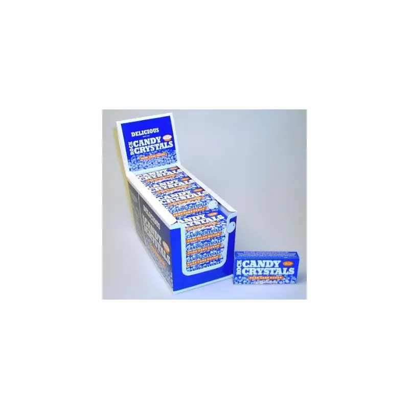 Rock Candy Crystals - White - 2.5 oz box 24 count