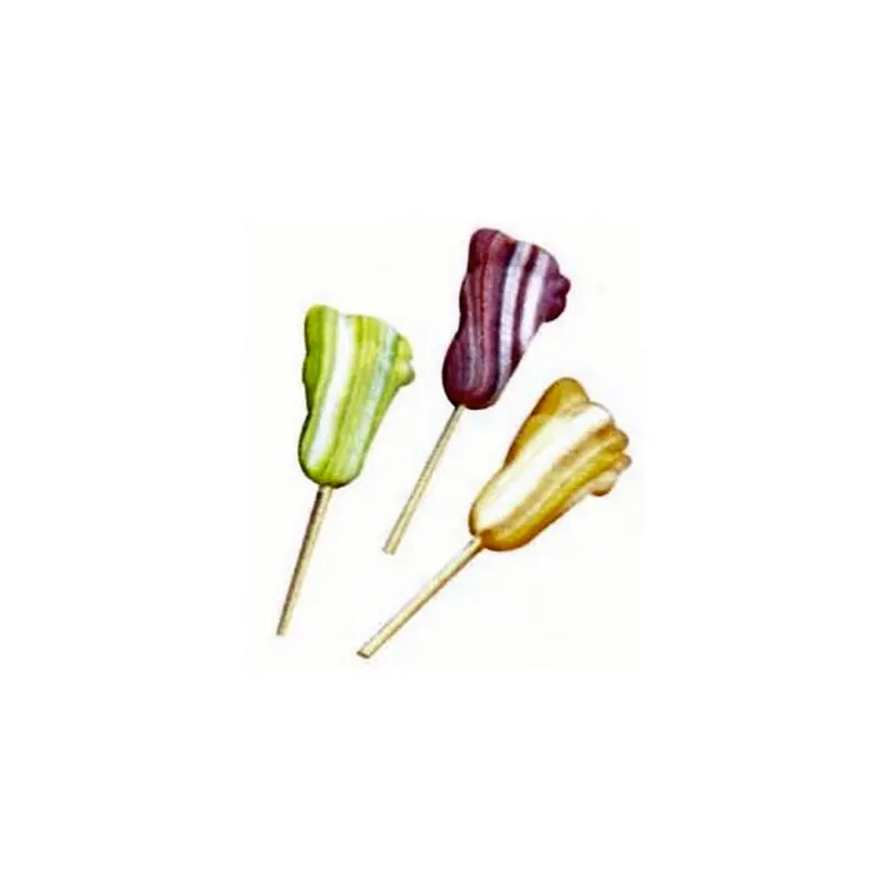 Swirly Foot Pops Assorted - 120ct
